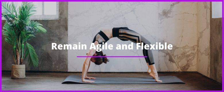 A Spiritual Lady Being Agile and Flexible